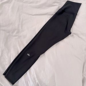 Alo 7/8 high-waist airbrush leggings in black XS